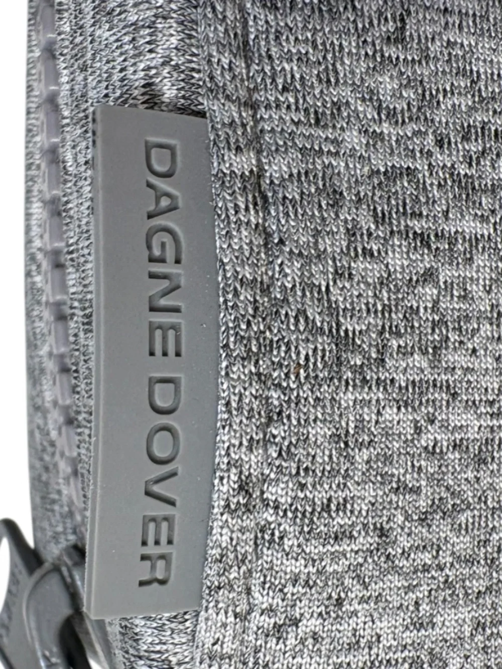 Dagne Dover gray cosmetic case neoprene